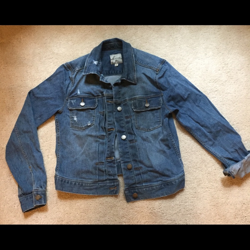 Denim jacket, flex fit